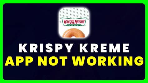 krispy kreme website not working
