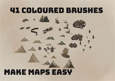 Krita Map Brushes