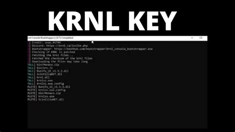 Krnl Injector Key