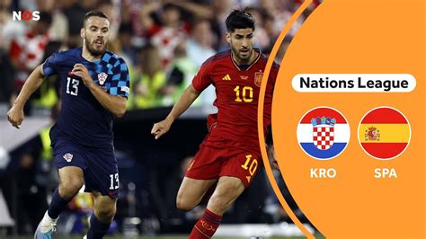 kroatie spanje nations league