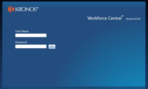 kronos employee log in