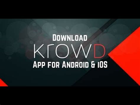 krowd app for iphone