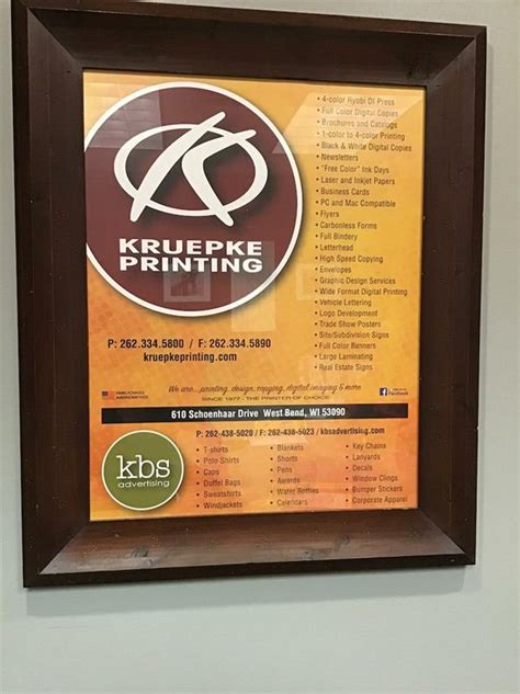 kruepke printing west bend