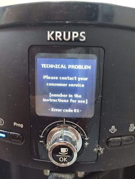 Krups Coffee Machine Error Code 13
