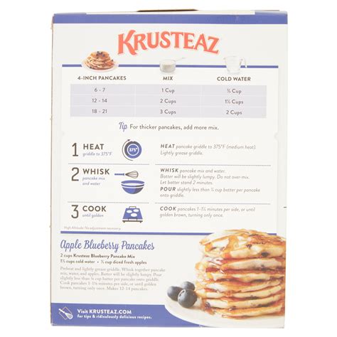Make Mouthwatering Pancakes With Krusteaz Pancake Mix Directions