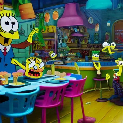Krusty Krab Eating