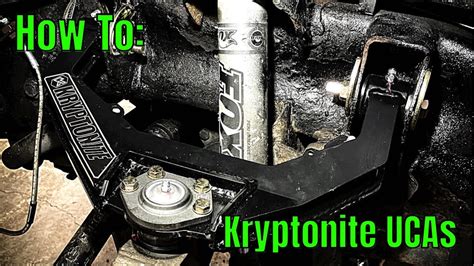 Kryptonite Upper Control Arms Install