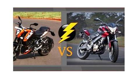 Ktm Duke 200 Vs Pulsar 220 Top Speed Comparison Of All Existing Cc Motorcycles