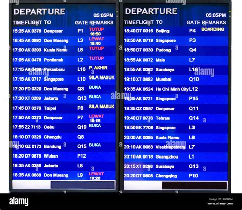 kuala lumpur airport flight schedule