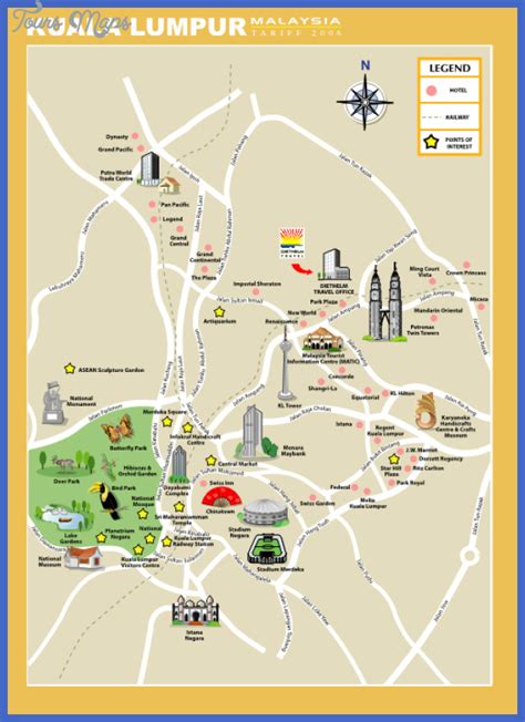 kuala lumpur travel map