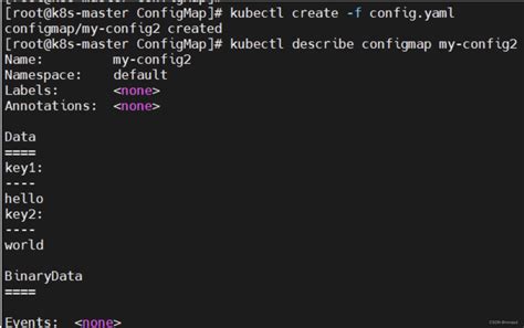 Kubectl Create Configmap Options