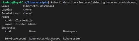Kubernetes Dashboard User Cannot List Resource