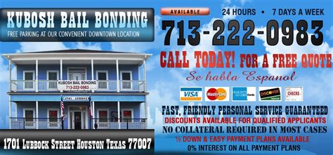 kubosh bail bonds houston