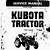 kubota b7300 service manual