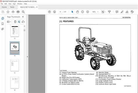 KUBOTA BX1870 BX2370 BX2670 Tractors Service Repair Manual Pdf