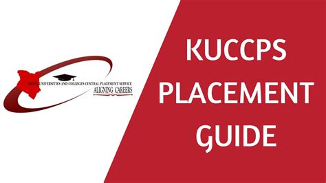 kuccps university online application