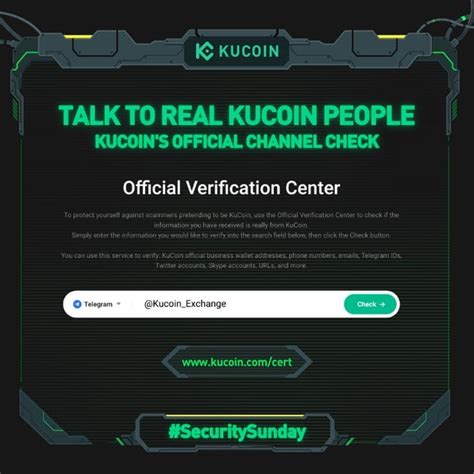 kucoin official media verification