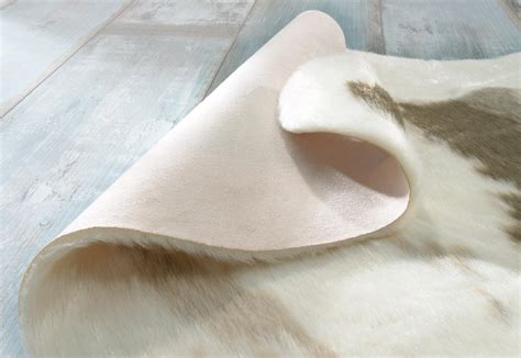 Kuhfell Teppich hell Grau XXL 6 m² / Stierfell GutRaum8 Fell