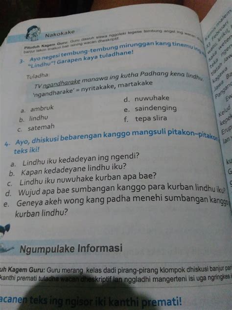 Kunci Jawaban LKS Bahasa Jawa Kelas 5: Memudahkan Belajar dan Menguji Kemampuan Siswa