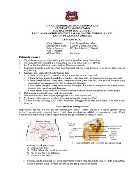 Kunci Jawaban LKS IPA kelas 9 Semester 2 Kurikulum 2013