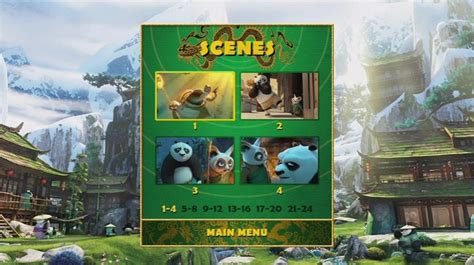 kung fu panda 3 dvd menu