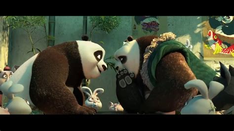 kung fu panda 3 po meets dad