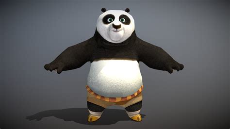 kung fu panda 3d model free download