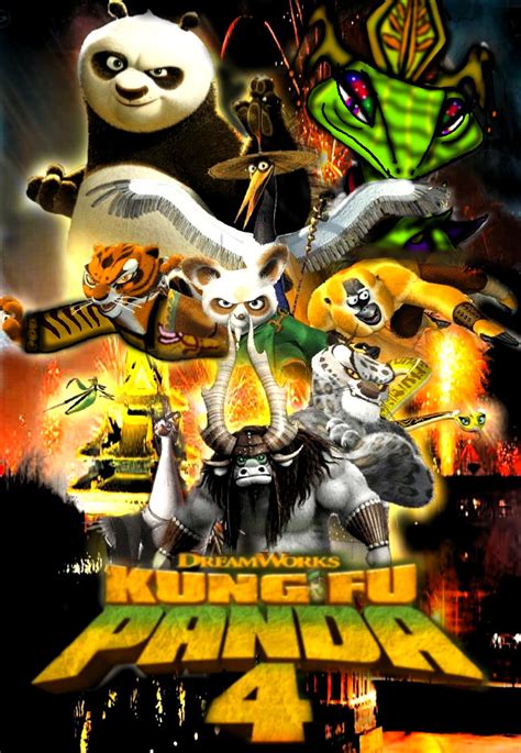 kung fu panda 4 poster art