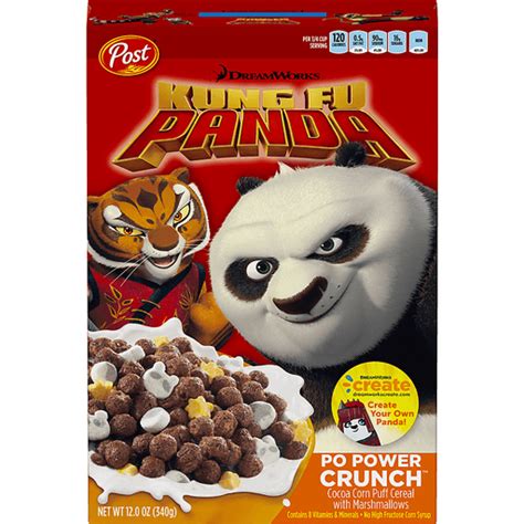 kung fu panda cereal