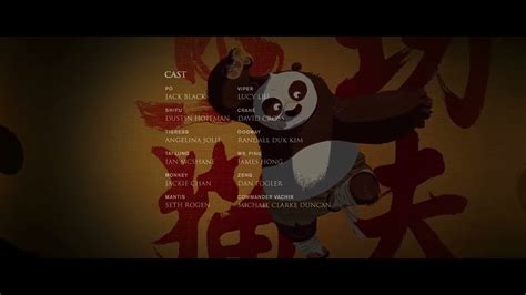 kung fu panda ending credits