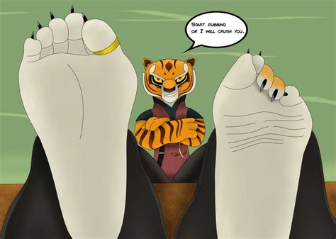 kung fu panda master tigress feet