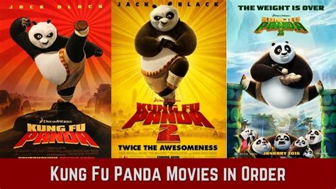kung fu panda movies in order to watch