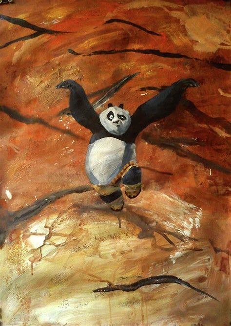 kung fu panda painting