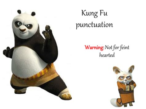 kung fu panda punctuation