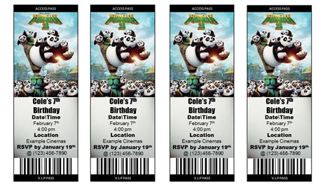 kung fu panda tickets