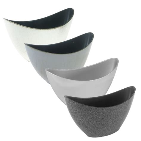 Jetzt kaufen! Kunststoff Blumentopf Schiff 55.5 x 17.5 cm schwarz