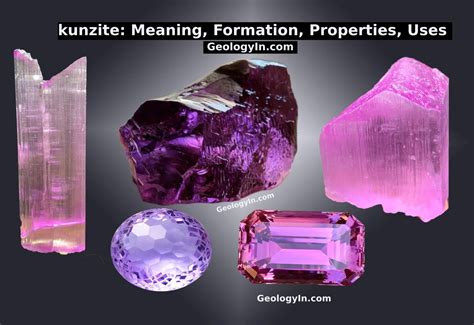 kunzite crystals