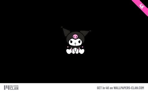 Kuromi With Black Background