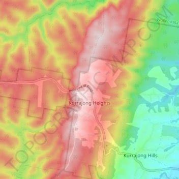 Kurrajong Heights Map