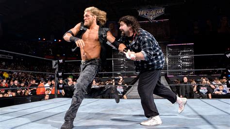 kurt angle vs edge wrestlemania 22