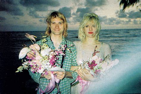 kurt cobain and courtney love wedding photos