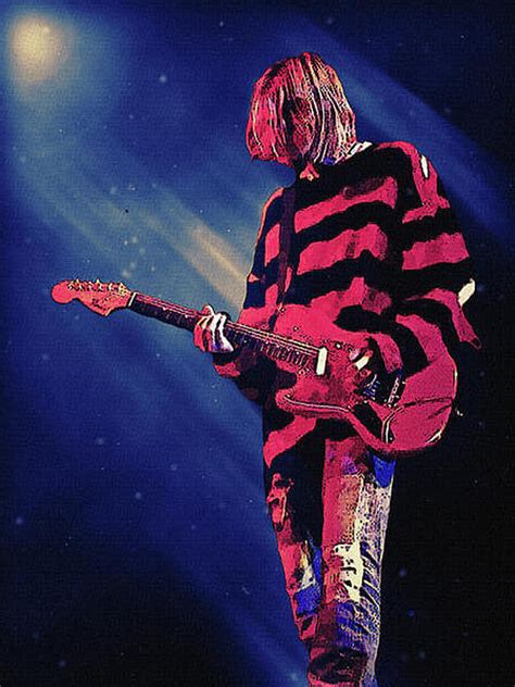 kurt cobain black and red sweater