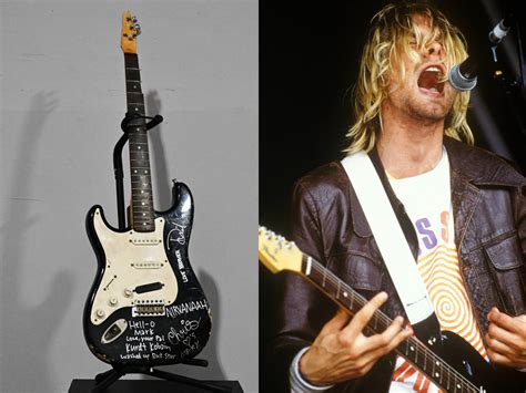 kurt cobain guitar getty images