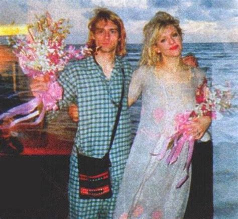 kurt cobain wedding photos