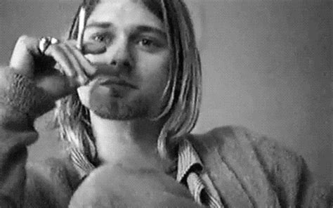 kurt cobain young gif