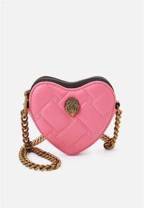 kurt geiger pink heart purse