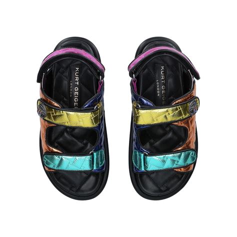 kurt geiger rainbow sandals