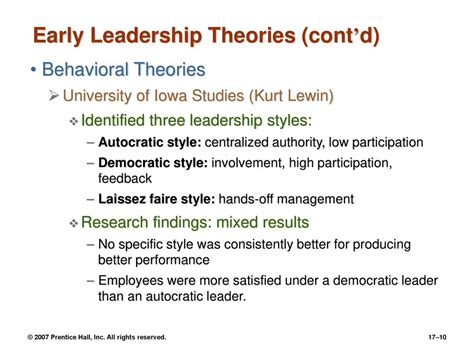 kurt lewin behavioral theory leadership