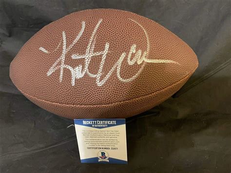 kurt warner signed football