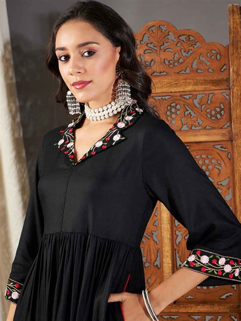 Kurti Design With Collar